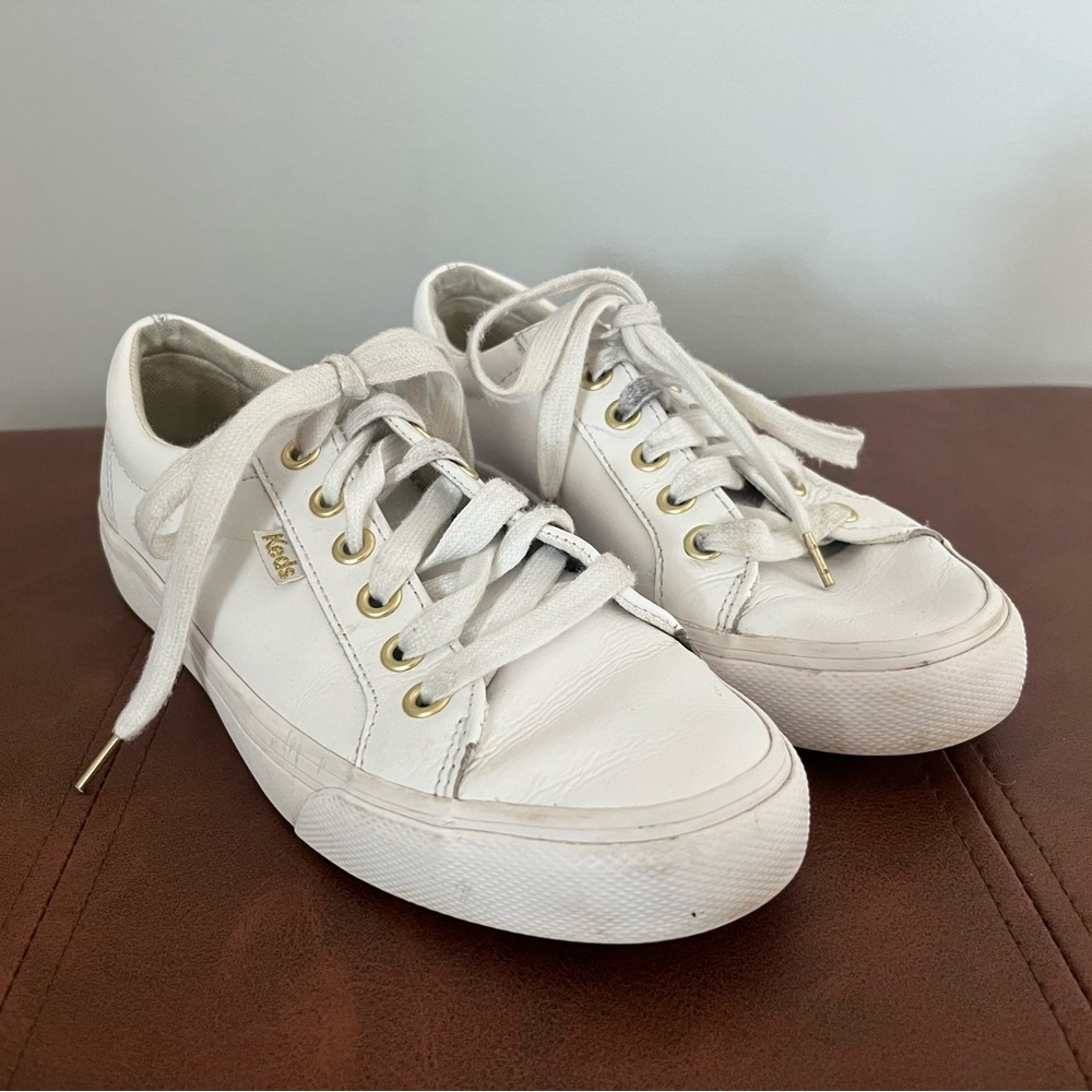 Keds - White Court Shoe - Sz 6.5
